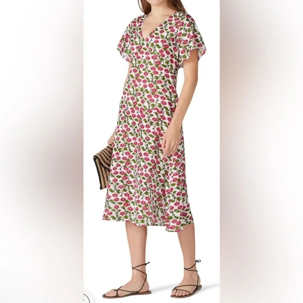 Roller Rabbit Floral Issa Dress Size Medium